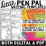 Pen Pal Letters-Enough to Last the Whole Year!-Digital and Print