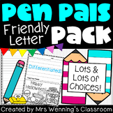 Pen Pals or Friendly Letter Writing Pack! Whole Year! (Dif