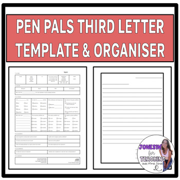 Pen pal letter templates for students