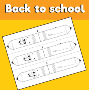 Pencil Bookmark Craft by 10 Minutes of Quality Time | TPT