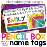 Pencil Box Name Tags