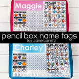 Pencil Box-Name Tags