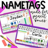 Pencil Box Name Tags | Name Plates For Primary Students Mu