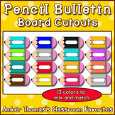 Pencil Bulletin Board Cutouts