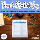 Pencil Checkout Log Sign Out Sheet
