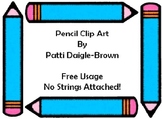 Pencil Clip Art Large With No Strings Attached!