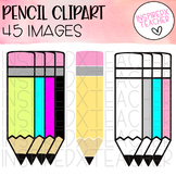 Pencil Clipart - InspiredxTeacher Clipart
