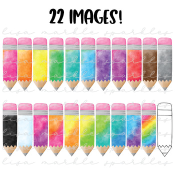 Watercolor Multicultural Skin Tone Crayon Clipart - Lisa Markle