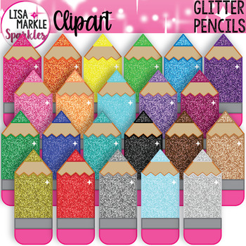 Crayons Clipart with Glitter by Lisa Markle Sparkles Clipart and Preschool