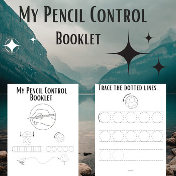 Preview of Pencil Control Booklet - Nurturing Fine Motor Skills through Playful Learning