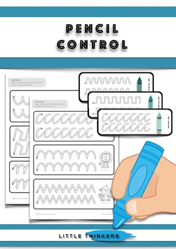 pencil control practice strips by little thinkers tpt