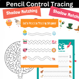 Pencil Control Worksheets: Curved Lines