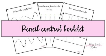 Preview of Pencil Control and Fine Motor Skills Booklet