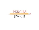 Pencil Cup Labels Sharp and Flat