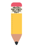 Pencil Cut Out Free-Writing Tool for K-8 - Assists Narrati