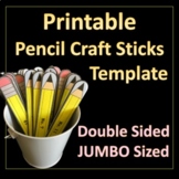 Pencil Equity Sticks Jumbo Craft Stick Size