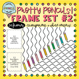 Pencil Frames and Borders Clipart 2  {pencil borders clipart}