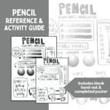 Pencil & Graphite - Reference Handout, Poster, Worksheet