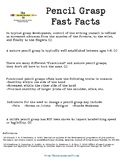 Pencil Grasp Fast Facts for Parents