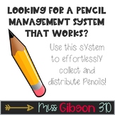 Pencil Management System - Editable