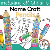 Pencil - Name Craft Activity with Cliparts