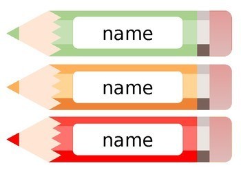 pencil name tags by youngteacherslife teachers pay teachers