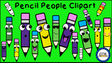 Pencil People Clipart