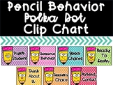 Pencil Polka Dot Behavior Clip Chart