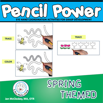 Preview of Fine Motor Pencil Power Deluxe! Skills centers to teach pencil grasp!