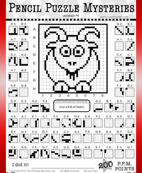 Preview of Pencil Puzzle Mysteries - Free Animal Puzzle