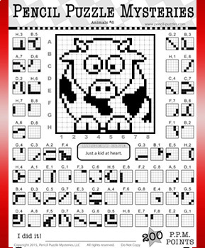 Preview of Pencil Puzzle Mysteries - Animals Puzzle Pack