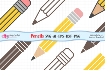 Preview of Pencil SVG, Eps, Dxf, Ai and Png.