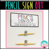 Pencil Sign Out System