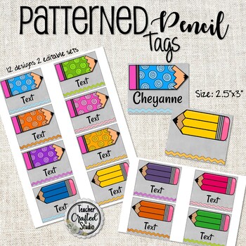 editable crayon name tags teaching resources teachers pay teachers