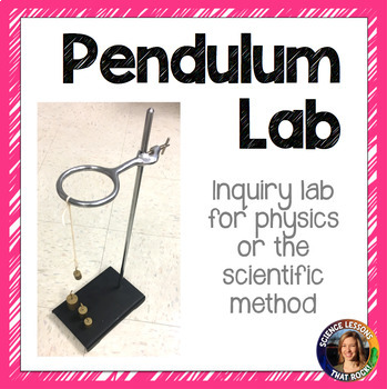 Preview of Inquiry Pendulum Lab with CER