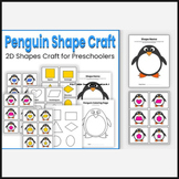 Penguin 2D Shape Craft for Preschoolers | Shape Craft for 