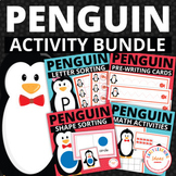 Winter Penguin Preschool Activities Bundle - Penguin Math 