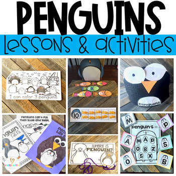 Preview of Penguin Activities, Centers and Crafts and Lesson Plans | Polar Animals