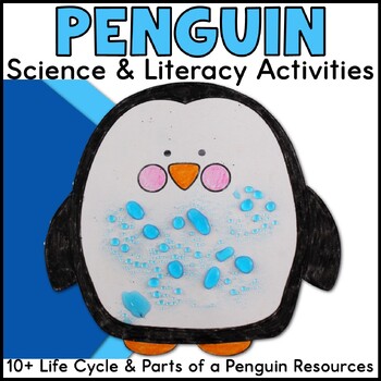 Preview of Penguin Activities: Life Cycle & Parts of a Penguin Experiment, Book, & Craft