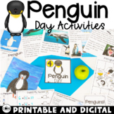 Penguin Activities - Print & Digital Themed Lesson Plans