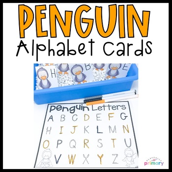 Penguin Alphabet Cards By Playfully Primary 