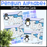 Penguin Alphabet Tracing Cards for Letter Formation