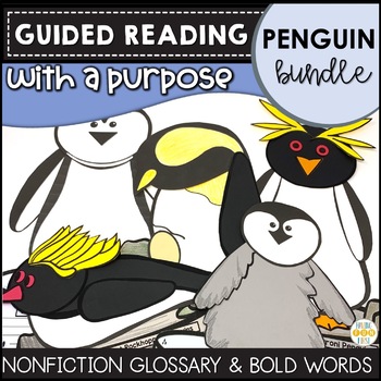 Preview of Penguins Reading Comprehension Nonfiction Passages with Text Features Glossary