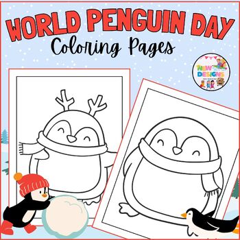 Penguin Awareness Day Coloring Pages / Activity / Printable Worksheets ...