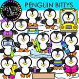 Penguin Bittys {Winter Penguin Clipart}