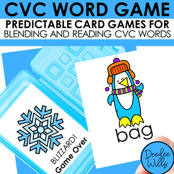 Preview of Penguin CVC Word Game: Blending and Reading CVC Word Practice