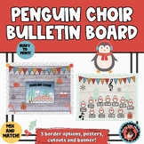 Penguin Choir Bulletin Board Kit- Perfect for winter in th