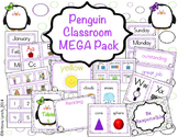 Penguin Theme Classroom Decor (editable)