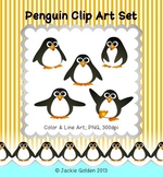 Penguin Clip Art Set