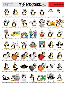 Preview of Penguin Clipart Set
